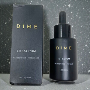 New DIME TBT Serum 1oz Mandelic Acid Niacinamide Anti-Aging Peptides Boxed
